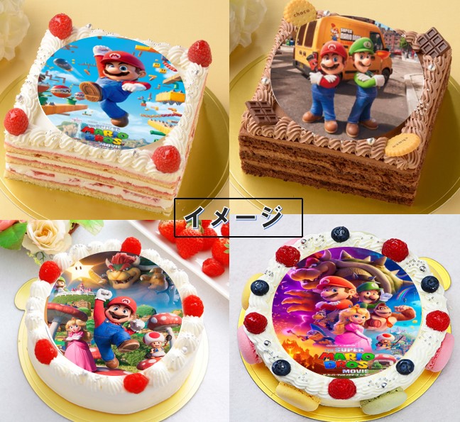 スーパーマリオ立体ケーキ・誕生日ケーキ通販注文店②　シェリーブラン